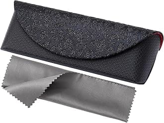 Vemiss ハードシェル眼鏡ケース 軽量 ポータブルケース レディース メンズ