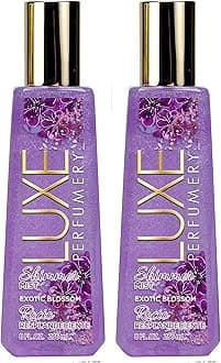 Luxe Perfumery Exotic Blossom Shimmer Mist 8 Fl Oz (Pack of 2)