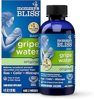 Gripe Water Original, Infant Gas & Colic Relief, Gripe Water for Babies, Gentle & Safe, 2 Weeks+, 4 Fl Oz (Pack of 1)