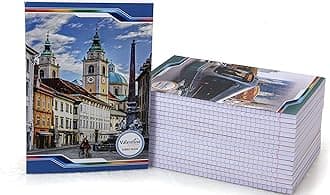 N.S Bright 200 Pages A4 Size Notebook - Single Line Ruled (29 x 21 cm) | Ruled notebooks for Writing | Register Notebook for Students | Pack Set of 6 With Free 5 Ballpens for Smooth Writing