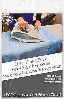Dritz Clothing Care 82505 Sheer Press Cloth, 22 x 30-Inch