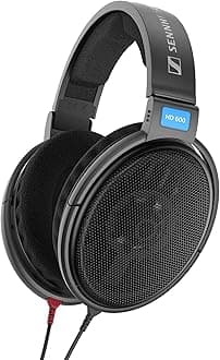 HD 600 - Audiophile Open-Back Dynamic Wired Headphones Over Ear with Natural Soundstage and Premium Comfort for Music Lovers, Open Metal Earpiece Covers, Black
