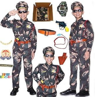 Fancy Dress Army costumes for kids |Indian Army, Police, BSF & Subhash Chandra Bose costumes for boys & girls fancy dress costumes for school function