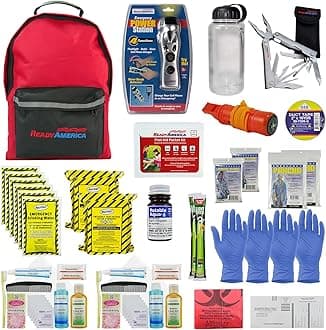Ready America 70285 Deluxe Emergency Kit 2-Person, 3-Day Backpack by Ready America