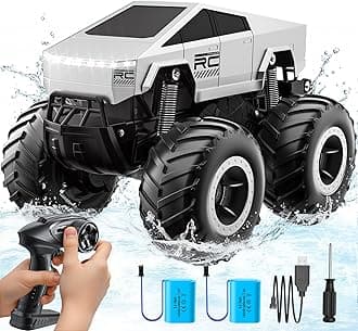 Remote Control Car Off-Road Pick-up Truck, 4WD Amphibious RC Trucks Toy RC Cars for All Terrain, 1:16 Scale Hobby Monster Truck Toys 2.4GHz Vehicles Kids Gifts for Boys/Girls Age 6 7 8 9 10-12+