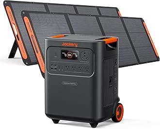 HomePower 3600 Plus Portable Power Station with 2x 200W Solar Panels, 3600W AC Output, 3584Wh LFP Solar Generator, Expandable up to 21kWh, Essential Home Backup for Home Use, Emergencies, RV