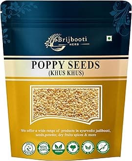 BrijBooti Poppy Seeds (100 grams) | Khus Khus | Posta Dana For Eating | High ...