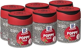 McCormick Poppy Seed, 1.25 oz (Pack of 6)