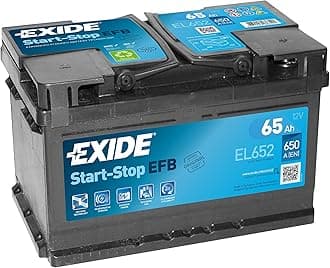 Exide Car Battery Start Stop EFB 65ah EL652