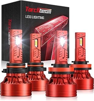 9005 H11 Fog Lights Combo 120000LM, 2025 Upgraded HB3 H9 H8 Combo Fog Light for Powersports, Real 1:1 Mini Size Plug N Play, Pack of 4
