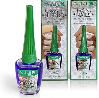 Nail Strengthener Iron Nails Nail Hardener for Damaged & Brittle Nails Clear Nail Polish for Growth & Protection