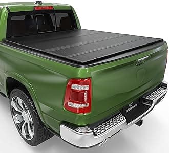 YITAMOTOR Quad Fold Hard Truck Tonneau Cover Fits for Dodge Ram 1500 2009-2024 (19-24 Classic ONLY) with 6.4ft Bed w/o Rambox, Heavy-Duty Aluminum Alloy Bed Cover