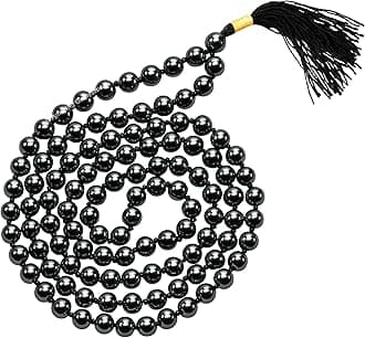 Japa Mala 108 Prayer Beads Necklace and Wrist Mala Bracelet for Meditation