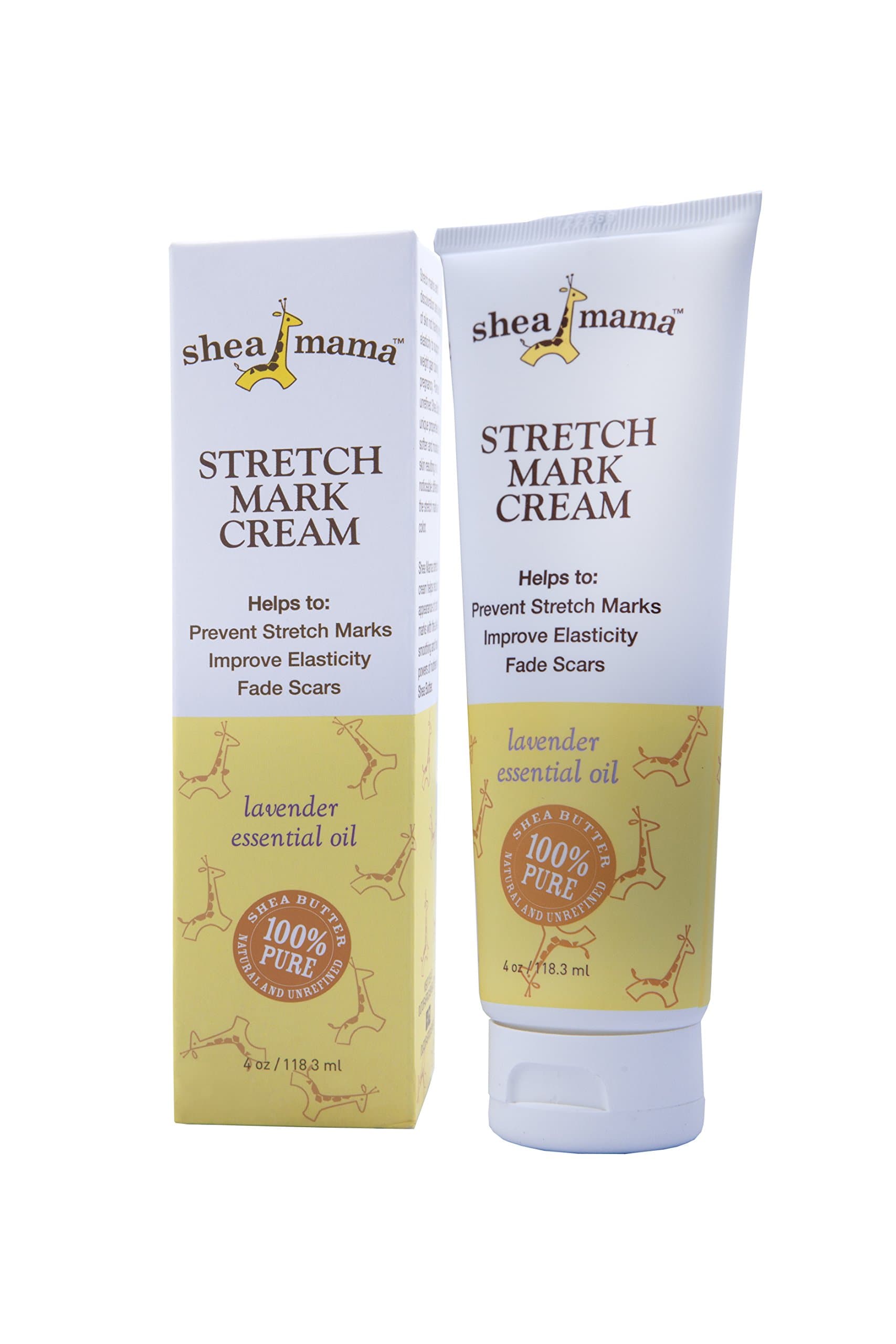 Stretch Mark Cream, Yellow/White/Orange