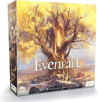 Evenfall - Strategy Board Game, Engine-Builder Card Game, Boundaries of Reality & Supernatural Dissolve, Ages 14+, 1-4 Players, 60+ Minutes