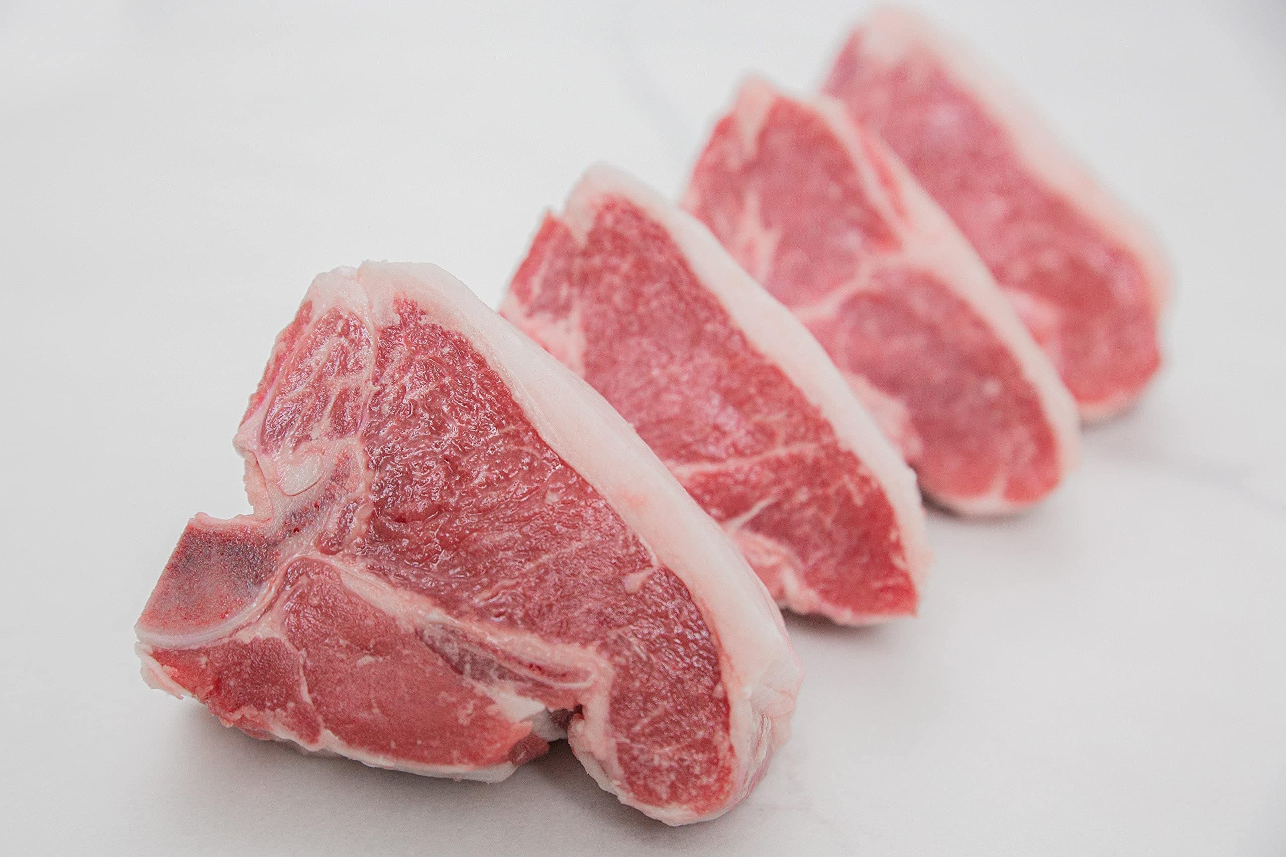 Lamb Bone-In Loin Chops | 5 lbs | 20 Chops | All Fresh Seafood