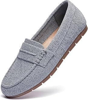 Loafers for Women Comfortable Dressy Casual Work Flats Lightweight & Breathable Slip On Walking Shoes Knit