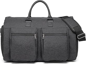 seyfocnia Convertible Travel Garment Bag,Carry on Garment Duffel Bag for Men Women - 2 in 1 Hanging Suitcase Suit Business Travel Bag