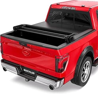 5.5FT Quad Fold Soft Truck Bed Tonneau Cover On Top Compatible for Ford F150 2015-2025 2026 F-150 Bed Fourth Fold Styleside Bed Cover 67Inch