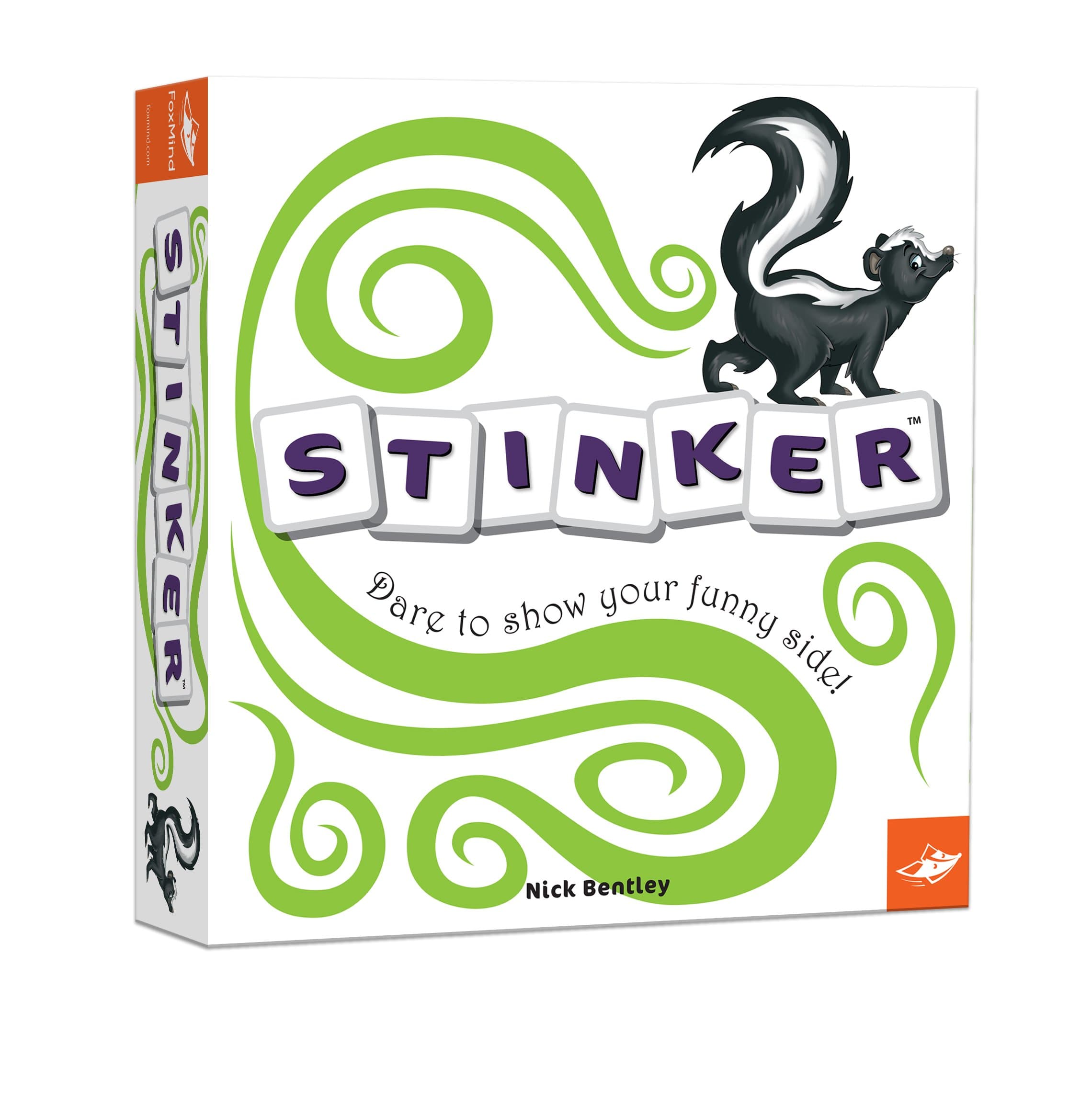FoxMind Games: Stinker, Word Game, Party Game Where The Goal is Laughter, 200 Hilarious Questions, for 3 to 6 Players, Ages 10 and Up