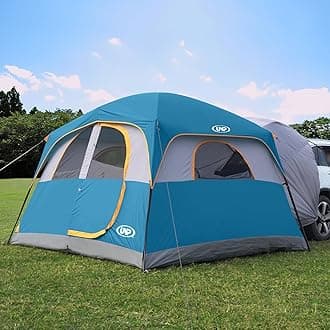 SUV Tent for Camping, 6-Person SUV Tailgate Tent - Easy Set Up with Rainfly, 10'x9'x78in(H)