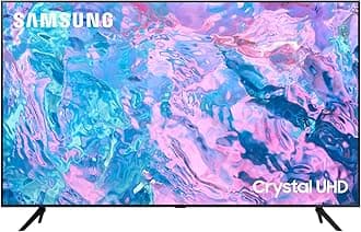 Samsung 43 Inch CU7100 UHD HDR Smart TV (2023) - 4K Crystal Processor, Adaptive Sound Audio, PurColour, Built In Gaming TV Hub, Streaming & Video Call Apps And Image Contrast Enhancer [Energy Class G]