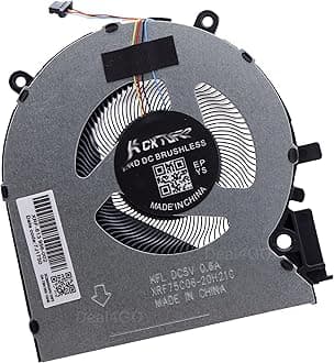 Deal4GO 60W 5V GPU Graphics Cooling Fan M75723-001 Replacement for HP Victus 16-D 16-E 16-D0020NR 16-E0010NR w/RTX 3050 GTX 1650