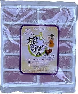 Mong Lee Shang Mochi with Taro Paste, Mochi Rice Cake, 10.5oz 10 Pieces