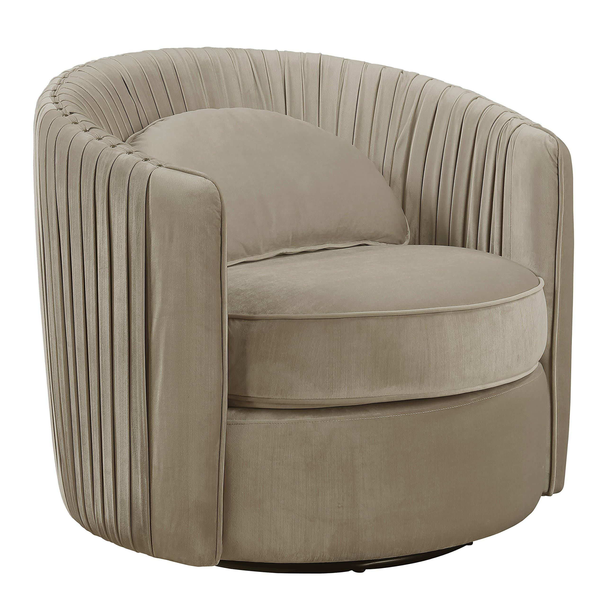 Pulaski Upholstered Swivel Accent Chair, Medium