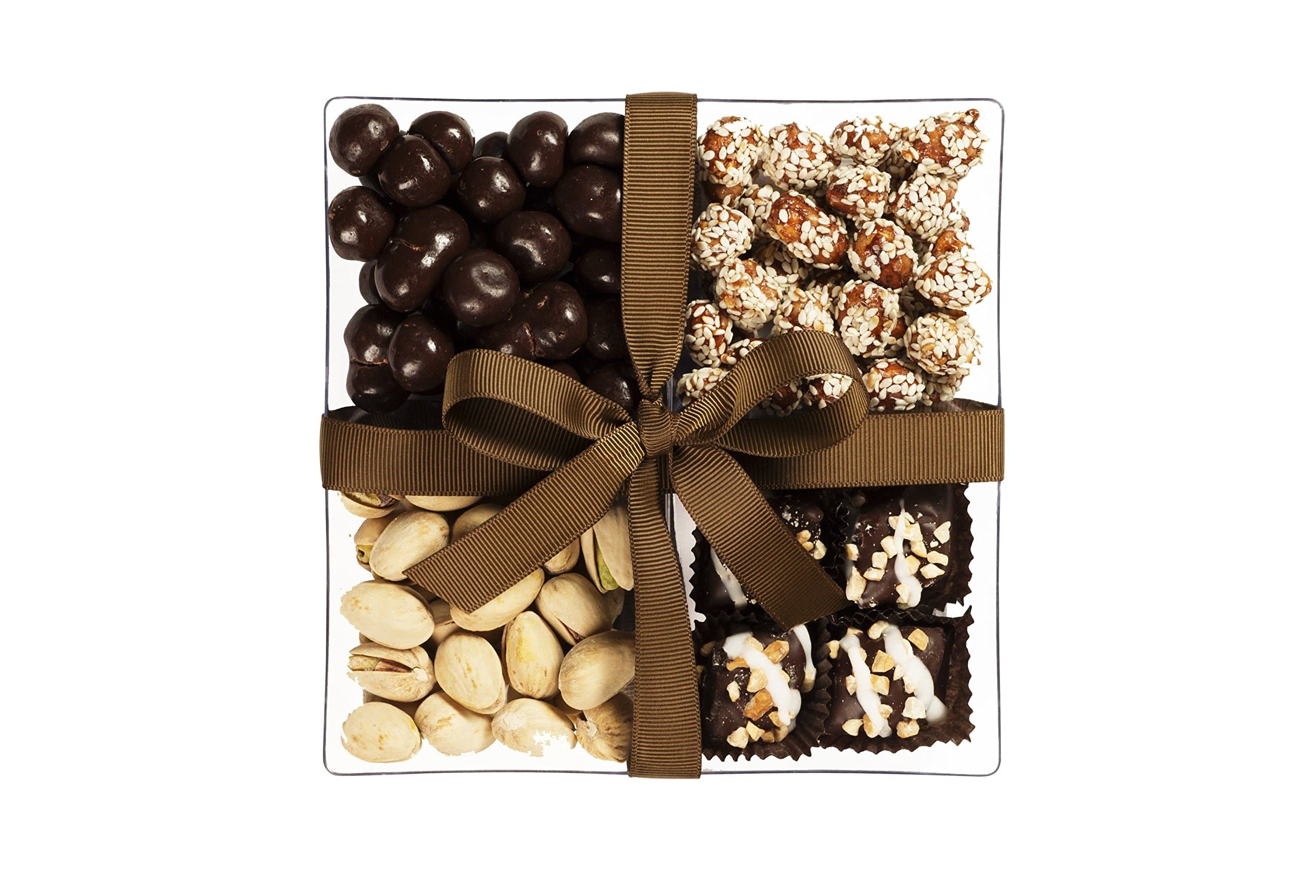 Chocolate and Nut Gift Tray Small By Chocolate Decor