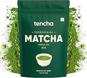 Ceremonial Matcha | Japanese Matcha Green Tea Powder | Sourced from Shizouka, Japan | Vegan | No Artificial Sweeteners | 50 GM,