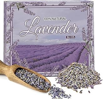 Dried Lavender Flowers for Home Fragrance Sachets Grade Dried Lavender Flowers for Tea, Baking, Lemonade, Baths, Wedding Decoration, Fresh Fragrance