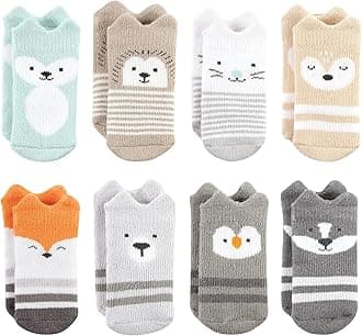 Hudson Baby Unisex Baby Cotton Rich Newborn and Terry Socks