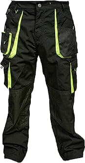 Juicy Trendz Work Trousers for Men - Men's Work Utility & Safety Pants for Construction and Outdoor Activities