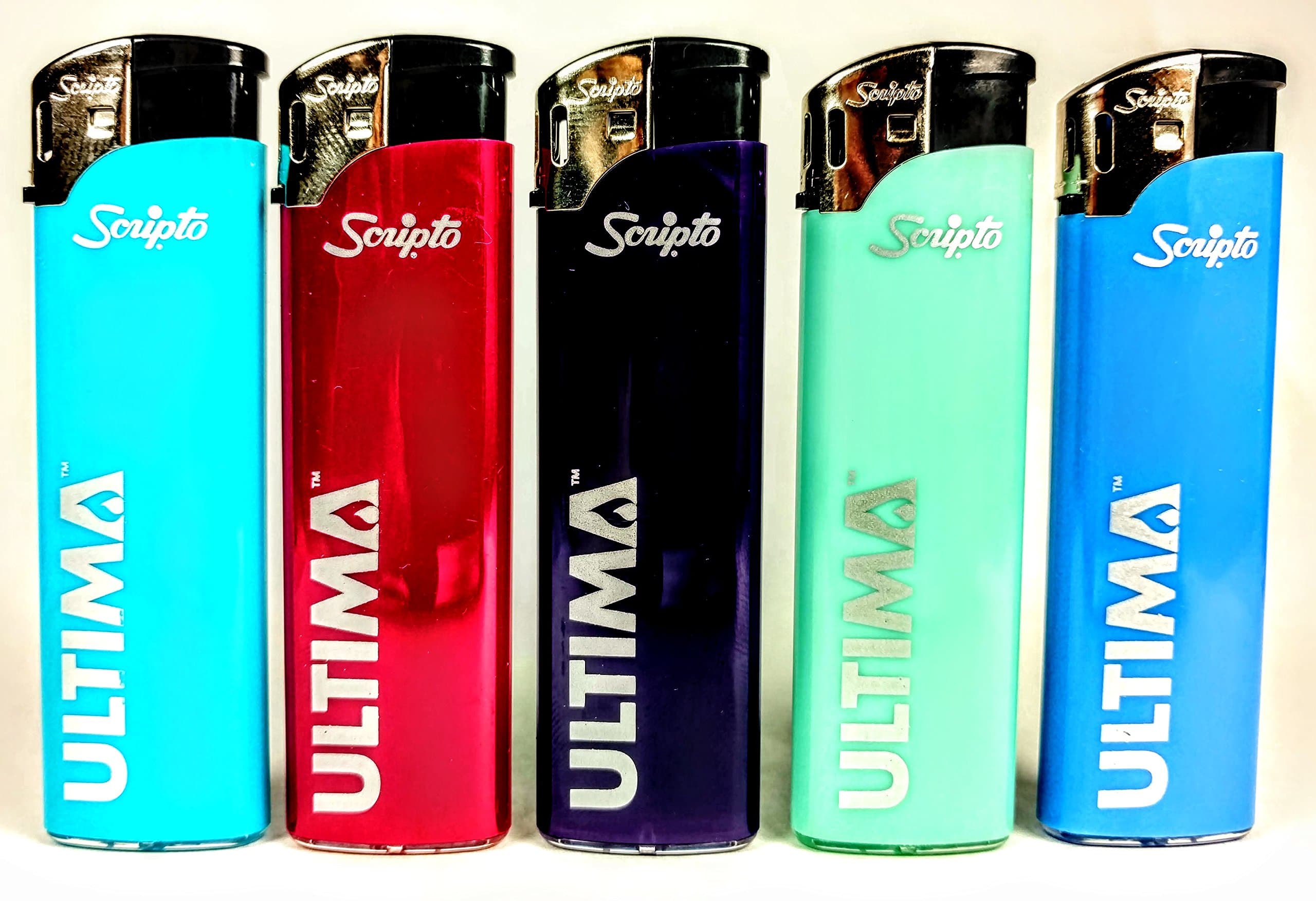 Scripto Ultima Electronic Lighters 5 Pack