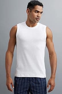 Jockey 9930 Men's Super Combed Cotton Rib Solid Slim Fit Round Neck Muscle Vest