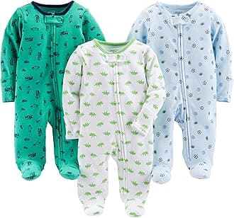 Baby Girls' Sleepers (Pack of 3)