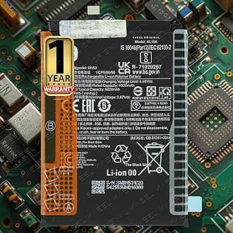 Original BN53 [5020mAh] Battery for Xiaomi Redmi Note 10 Pro/Poco M2 Pro with 1 Year Warranty* (Out of The Blue, MZB9624IN)