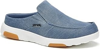 OrthoComfootMen's Orthopedic Slip-On Loafers Walking Shoes with Arch Support: Casual Plantar Fasciitis Slippers for Flat Feet, Comfortable Orthotic Shoes for Foot and Heel Pain Relief