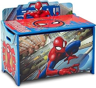 Delta Children Deluxe Toy Box, Spider-Man