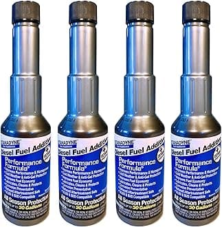 4 Bottles of 38564 Performance Formula 8 oz Diesel Fuel Additive