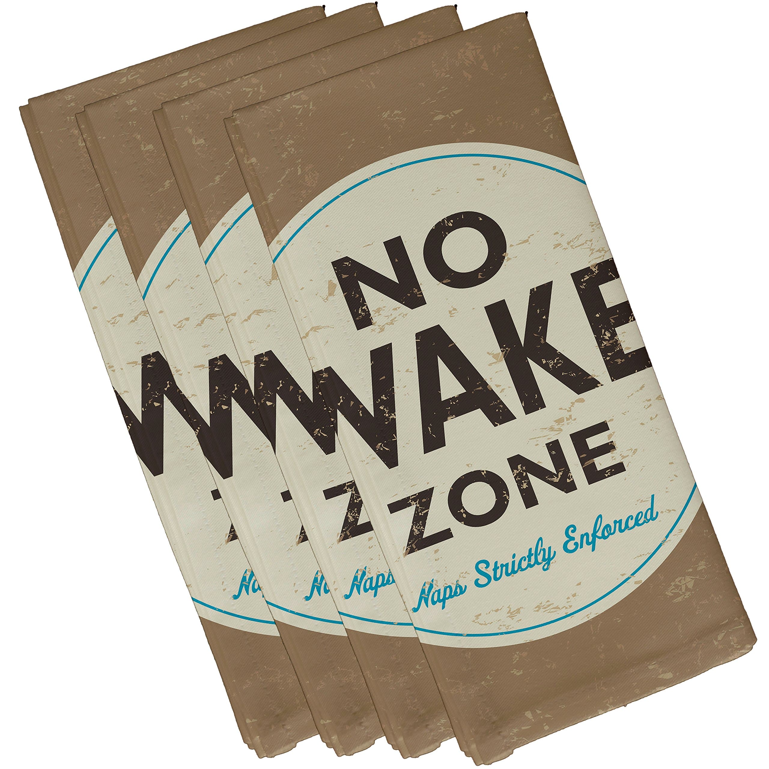 E by design Nap Zone Word Print Napkin