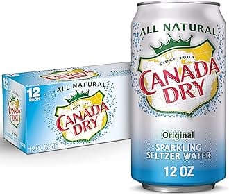 Canada Dry Original Sparkling Seltzer Water, 12 fl oz cans, 12 pack