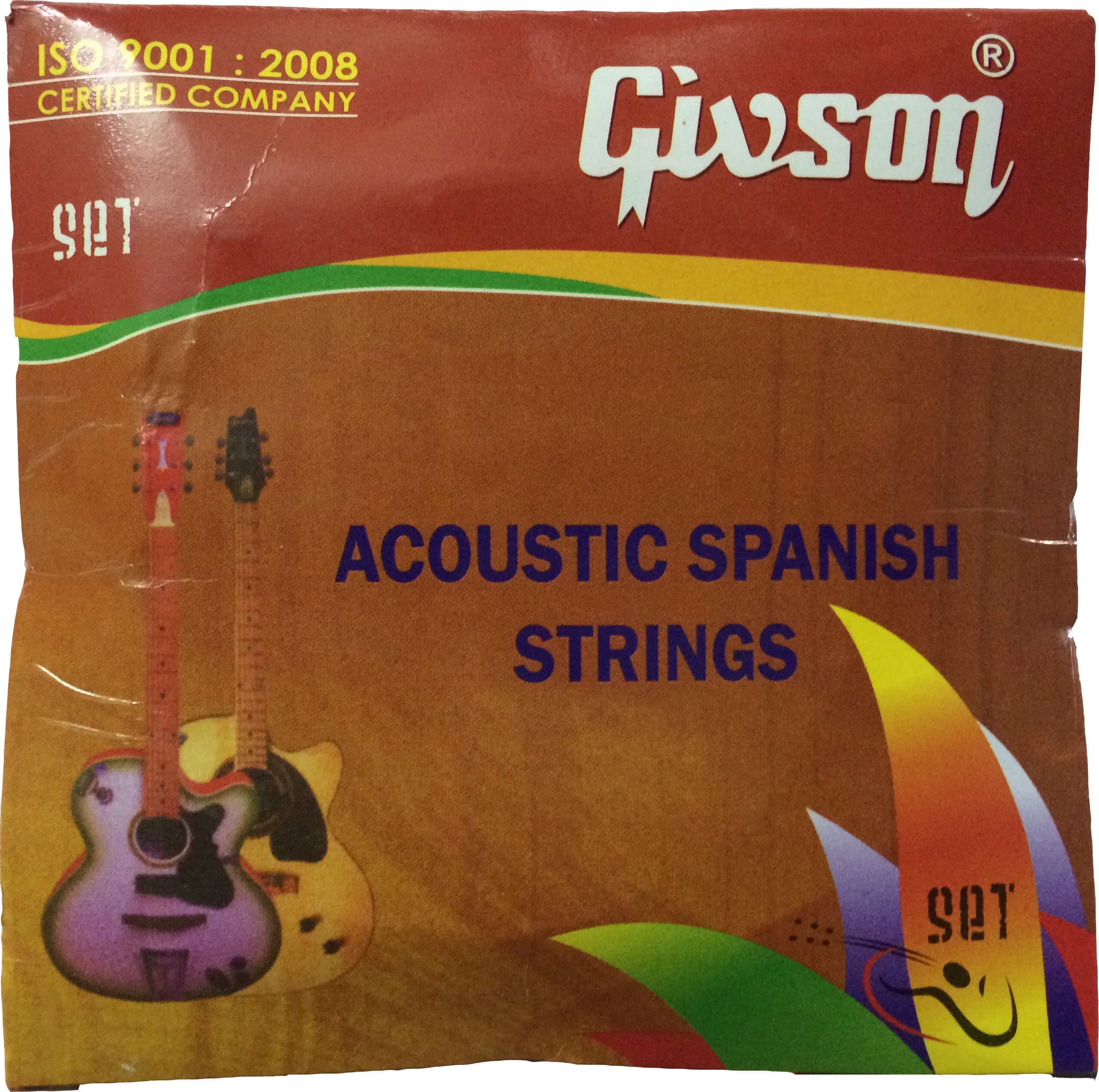 Givson Guitar Strings (Acoustic Strings) Set Of 6 Strings