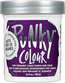 Punky Jerome Russell Punky Semi Permanent Hair Color Conditioning, 100ml - Purple (Pack of 1)