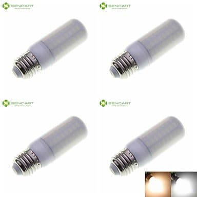 High Quality Bulbs, E14 G9 GU10 B22 E26 E26/E27 LED Corn Lights Recessed Retrofit 72 SMD 5630 1200-1500 lm Warm White Cold White 300-3500K 6500-7500K K For Home & kitchen ( Connector : E26/E27 , Light Source Color : Cold White )