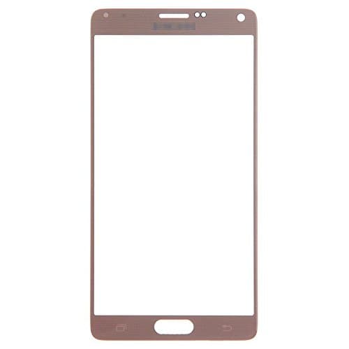 (GG MALL) LCD Front Outer Glass Lens Screen Replacement For Samsung Galaxy Note IV Note 4 (Gold)