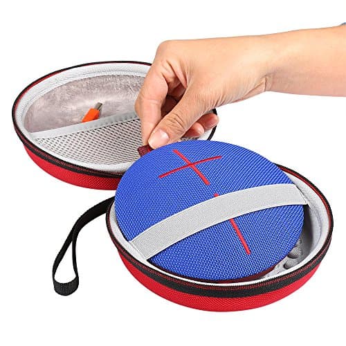 Shucase EVA Hard Case for Ultimate Ears Roll / UE ROLL 2 Ultraportable Bluetooth Speaker (red)