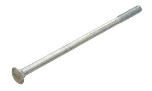 Crown Bolt 86830 02510 3/8-Inch 16 by 4-Inch Coarse Thread Zinc Plated Steel Carriage Bolts, 25-Pack