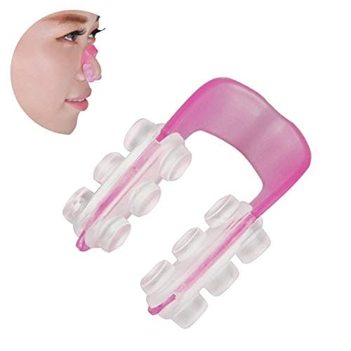 Reduce spine pressure Correct body shape Relieve Hlk U Shaped Plastic Higher Bridge Nose Up Clip for Girls Ladies Women(Magenta)